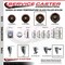 Service Caster 4 Inch High Temp Glass Filled Nylon 34 Inch Stem Caster Set with Total Lock Brake SCC-TSTTL20S414-GFNSHT-34212-4 - alternate 4